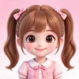 AI陪伴人设糖糖的3D卡通头像