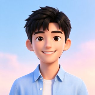 暖男人设阿澈的3D卡通头像